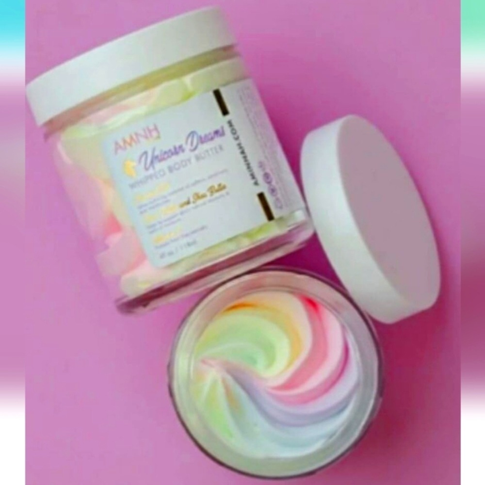 Unicorn‎ Dreams Whipped Body Butter 8oz Rainbow Swirl Moisturizer NEW